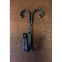 Rams Horn Scroll Hook - Hand Forged